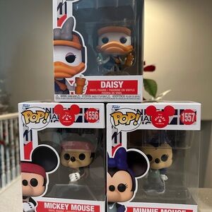 Funko Pop! Disney Mickey, Minnie, and Daisy Figures